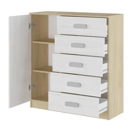 COMODIN 1PTA+5CAJONES DONALD ACABADO PUCCINI-ANDERSEN - PUCC