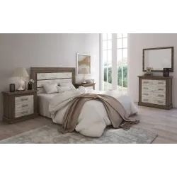 DORMITORIO MATRIMONIO RONCAL CON CÃ“MODA ANDERSEN ACABADO PI