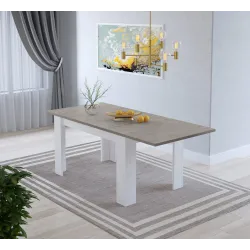 MESA EXTENSIBLE 140-200 CORFU CAMBRIA, BLANCO, CAÑÓN o ANDER 2