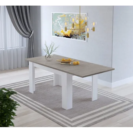 MESA EXTENSIBLE 140-200 CORFU CAMBRIA, BLANCO, CAÑÓN o ANDER