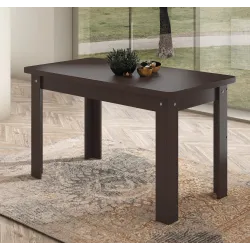 MESA FIJA 140X80 DALAS NOGAL o WENGUÉ 2