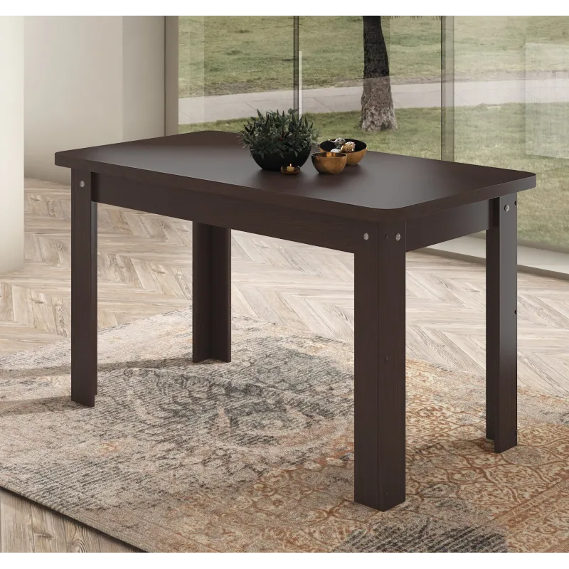 MESA FIJA 140X80 DALAS NOGAL o WENGUÉ