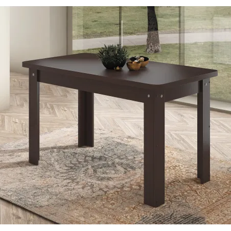 MESA FIJA 140X80 DALAS NOGAL o WENGUÉ