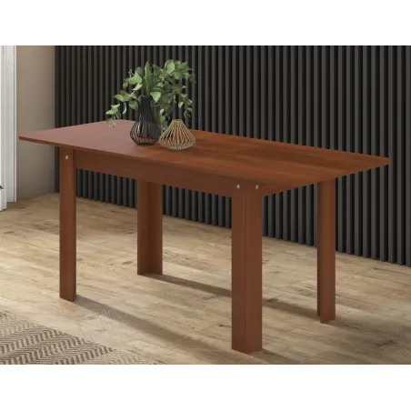MESA EXTENSIBLE 140 A 184X80 LUKA NOGAL O WENGUÉ