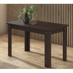 MESA EXTENSIBLE 140 A 184X80 LUKA NOGAL O WENGUÉ 2