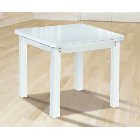 MESA LIBRO 90X90 ZORA BLANCO