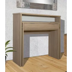 CONSOLA ESCRITORIO ALMANSA BLANCO