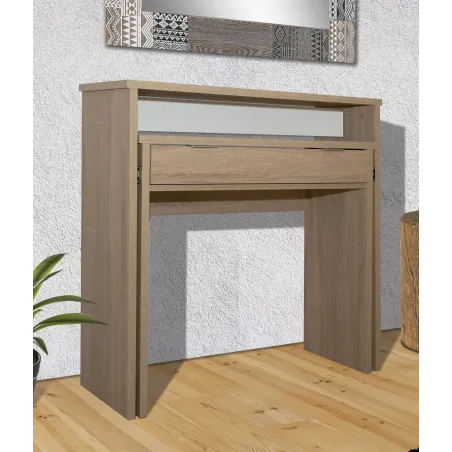 CONSOLA ESCRITORIO ALMANSA BLANCO