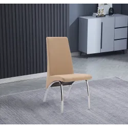 JUEGO DE 2 SILLAS TAP. JARAMA AROA BEIGE o MARENGO