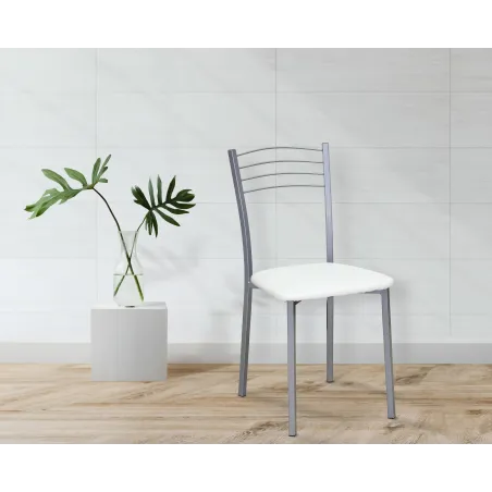 JUEGO DE 4 SILLAS MOD. 20 COCINAS BLANCO