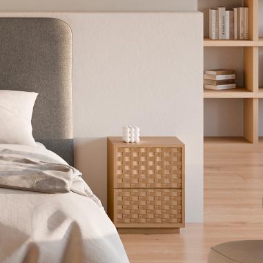 Mesita Baja 2 Cajones Borneo | Relax Muebles