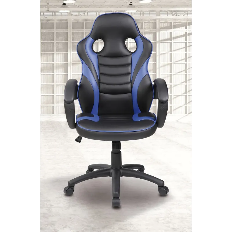 SILLA OFICINA SOF-14 SILLA OFI.NEG-AZ              NEGRO-AZU