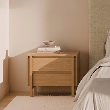Mesita Baja 2 Cajones Pacific | Relax Muebles
