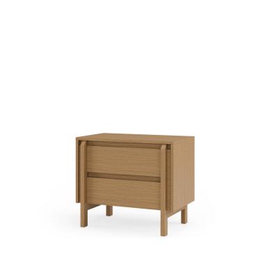 Mesita Baja 2 Cajones Pacific | Relax Muebles