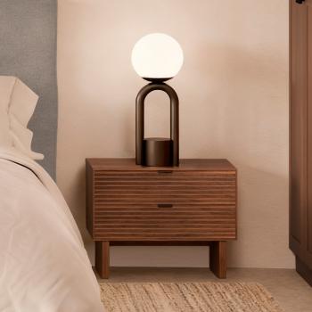Mesita 2 Cajones Baja Tulsa | Relax Muebles 2