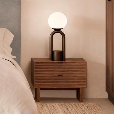Mesita 2 Cajones Baja Tulsa | Relax Muebles