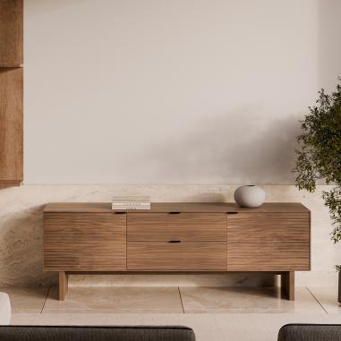 Mueble Tv Puertas + Cajones Tulsa | Relax Muebles