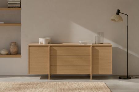 Aparador 200 Pacific 2 Puertas + Cajones | Relax Muebles