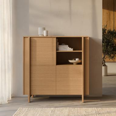 Aparador Alto Pacific 3 Puertas | Relax Muebles