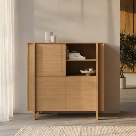 Aparador Alto Pacific 3 Puertas | Relax Muebles