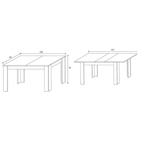 MESA EXTENSIBLE  LENA ANDERSEN PINO
