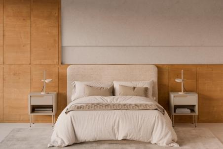 Mesita 45 Bergen 1 Cajon + Hueco | Relax Muebles