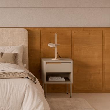 Mesita 45 Bergen 1 Cajon + Hueco | Relax Muebles