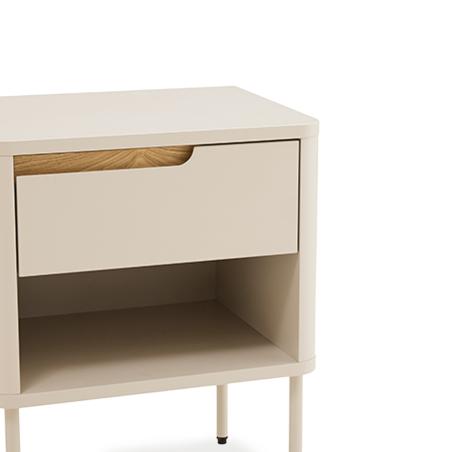 Mesita 45 Bergen 1 Cajon + Hueco | Relax Muebles