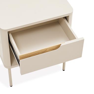 Mesita 45 Bergen 1 Cajon + Hueco | Relax Muebles