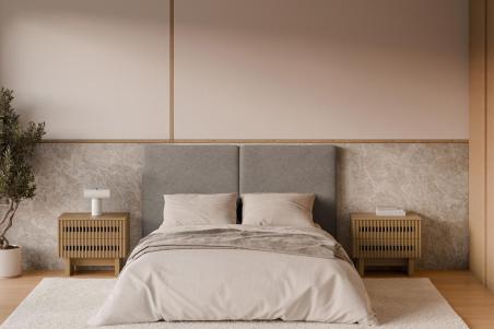 Mesita 60 Lugano 2 Cajones | Relax Muebles