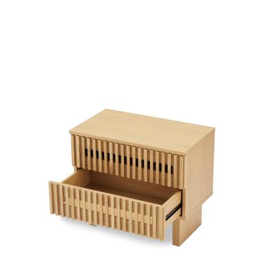 Mesita 60 Lugano 2 Cajones | Relax Muebles