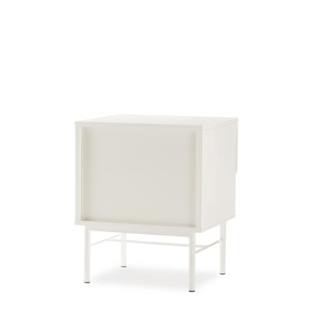 Mesita 45 Oslo 1 Cajon + Hueco Perla | Relax Muebles