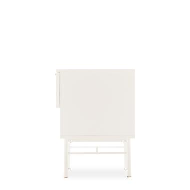 Mesita 45 Oslo 1 Cajon + Hueco Perla | Relax Muebles
