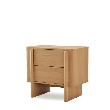 Mesita 60 Sidney 2 Cajones | Relax Muebles