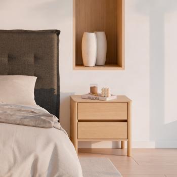Mesita 60 Treviso 2 Cajones | Relax Muebles 2