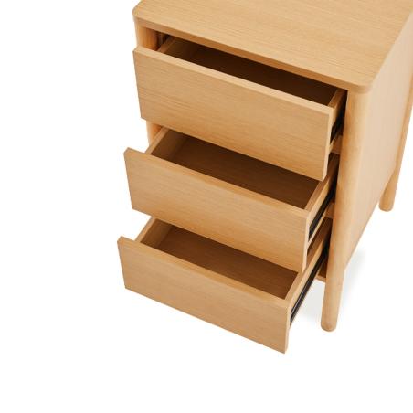 Mesita 45 Treviso 3 Cajones | Relax Muebles