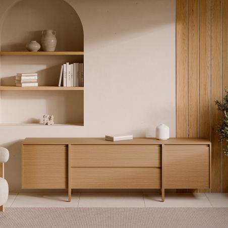 Mueble Tv 200 Pacific 2 Puertas + Cajones | Relax Muebles