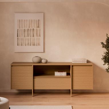 Mueble Tv 160 Pacific 2 Puertas + Cajones | Relax Muebles