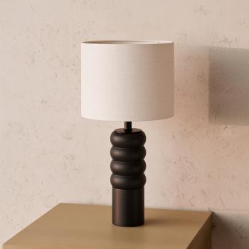 Lampara Sobremesa Gilena Negro | Relax Muebles 2