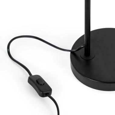 Lampara Sobremesa Lora Negro | Relax Muebles