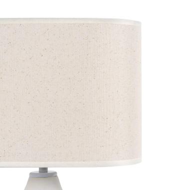 Lampara Sobremesa Zagra Beige | Relax Muebles