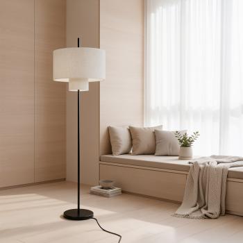 Lampara Suelo Dalias Negro | Relax Muebles 2