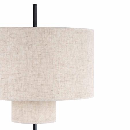 Lampara Suelo Dalias Negro | Relax Muebles