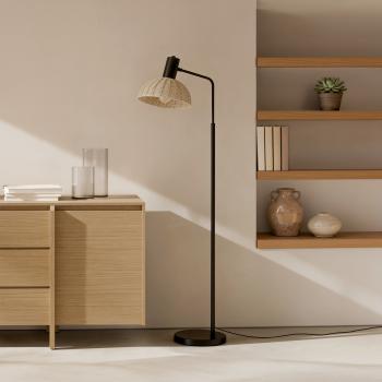 Lampara Suelo Gerena Negro | Relax Muebles 2