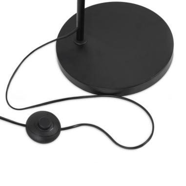 Lampara Suelo Gerena Negro | Relax Muebles