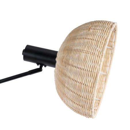 Lampara Suelo Gerena Negro | Relax Muebles
