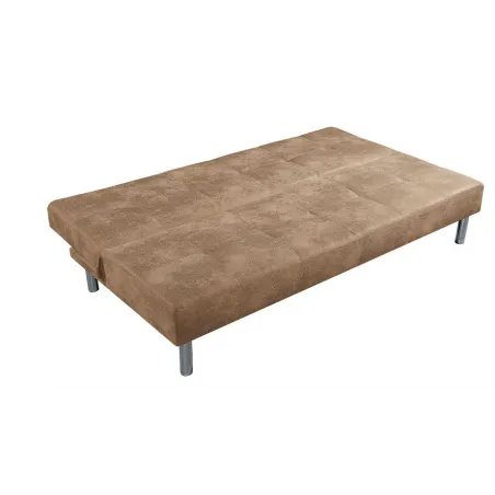 SOFA CAMA CLIC-CLAC TAP. NOLIA BEISBOL CEMENTO y PIEDRA