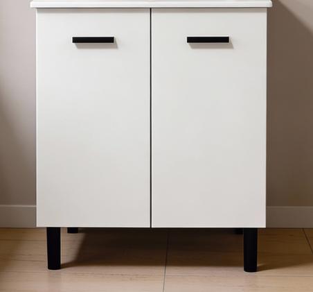 Conjunto baño completo Luque 60 cm blanco semibrillo