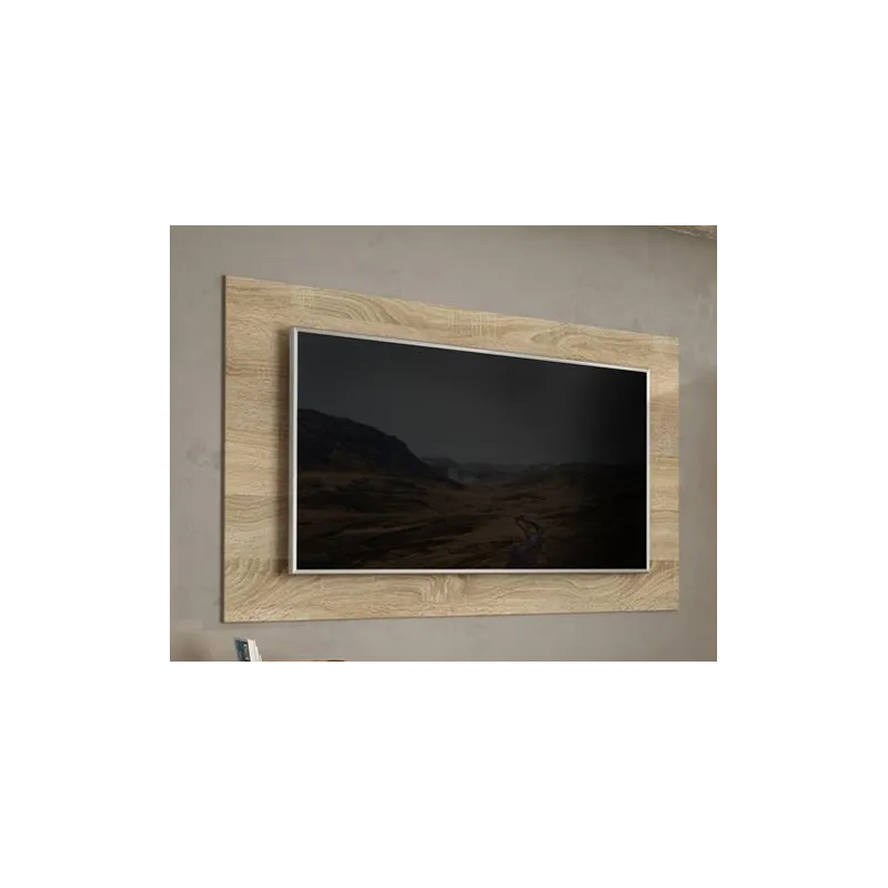 PANEL 3 ESTANTES/TV CHELLEN COLOR CAÑON O CAMBRIA