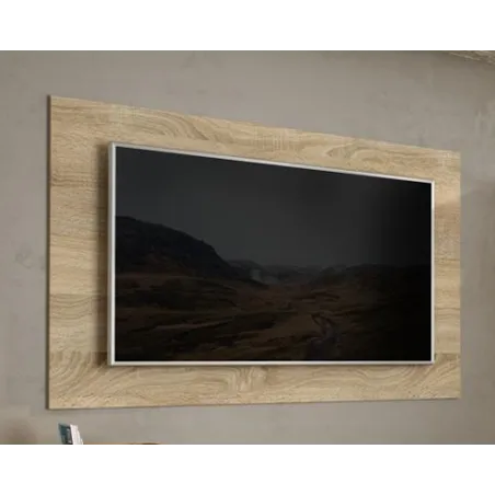 PANEL 3 ESTANTES/TV CHELLEN COLOR CAÑON O CAMBRIA